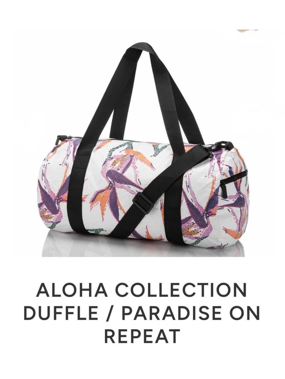 ALOHA Collection Duffle Bag in Paradise on Repeat Print - Picture 2 of 8